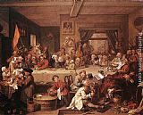 William Hogarth An Election Entertainment painting